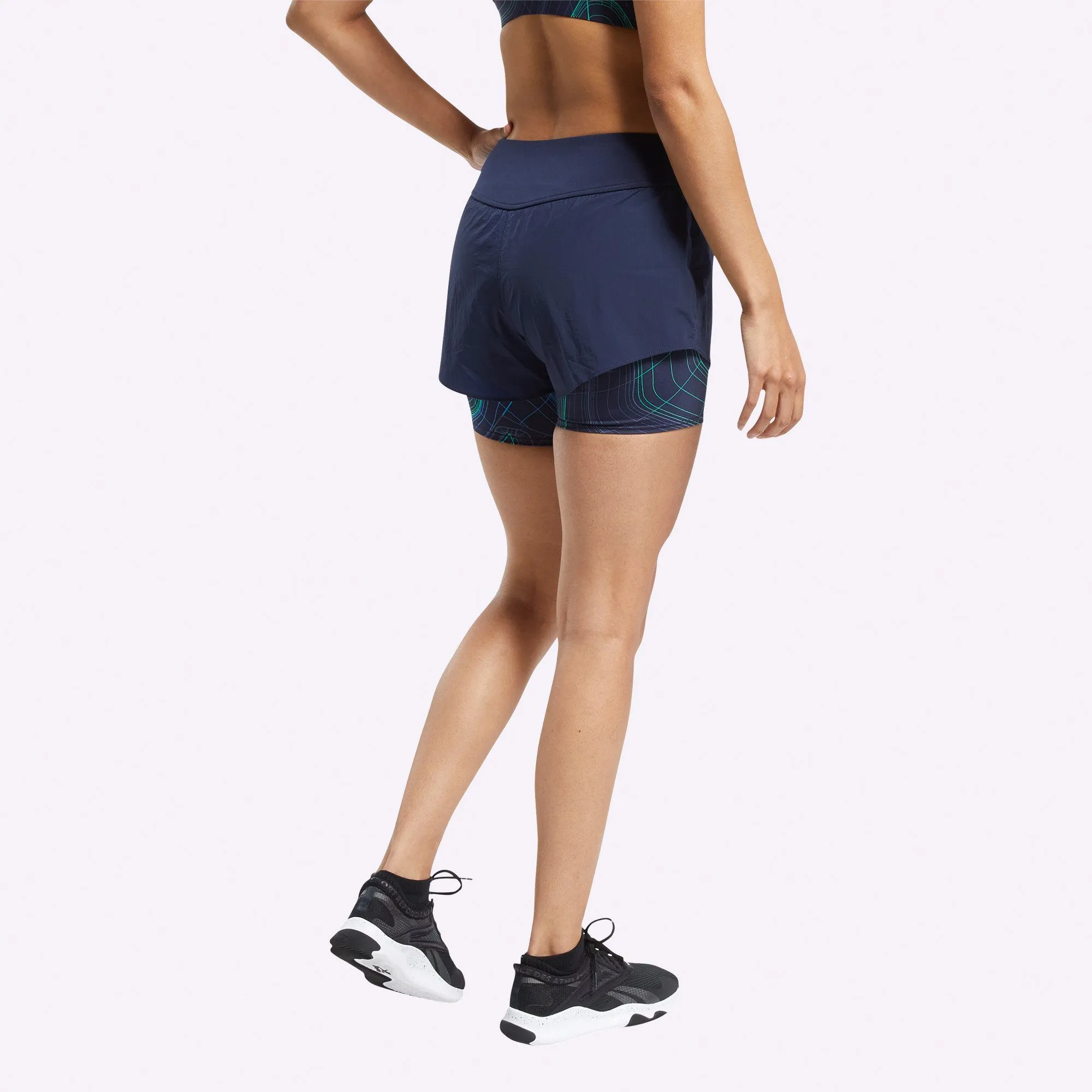 Reebok - Women's Epic Two-in-One Shorts - VECTOR NAVY