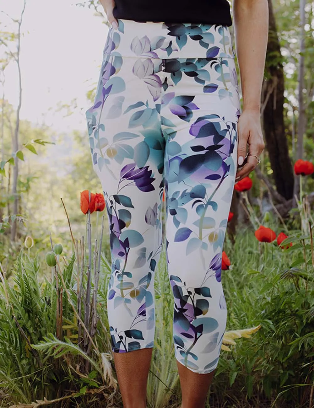 SA Exclusive Botanical Essence Capri Pocket Leggings