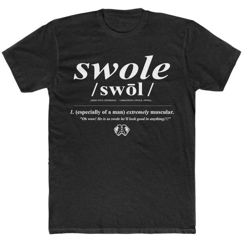 SWOLE- Men's Cotton Crew Tee