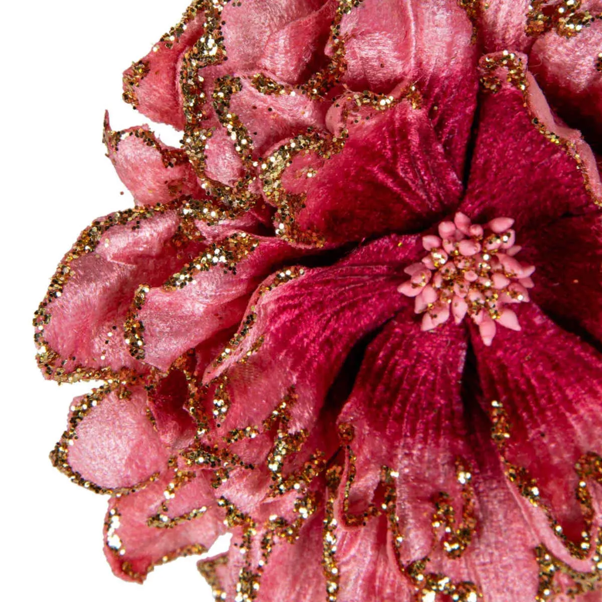 Vixen & Velvet Stella Clip Pink Peony 5cm