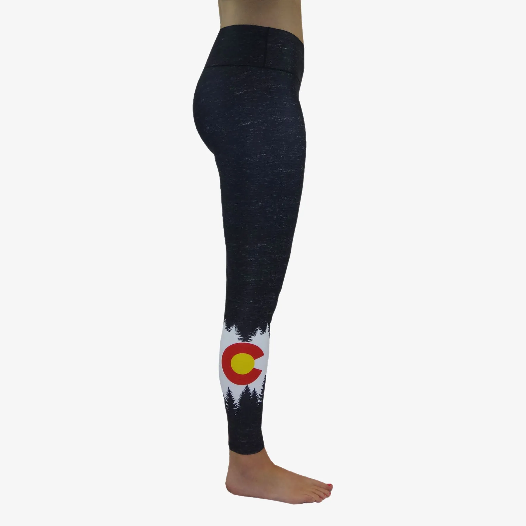 Women's Colorado Flag Athletic Fit Leggings