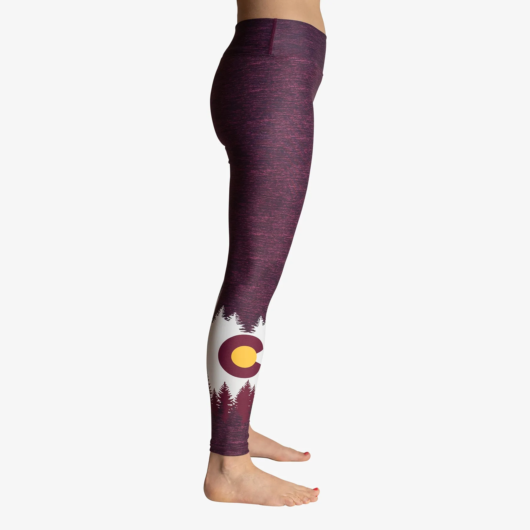 Women's Colorado Flag Athletic Fit Leggings