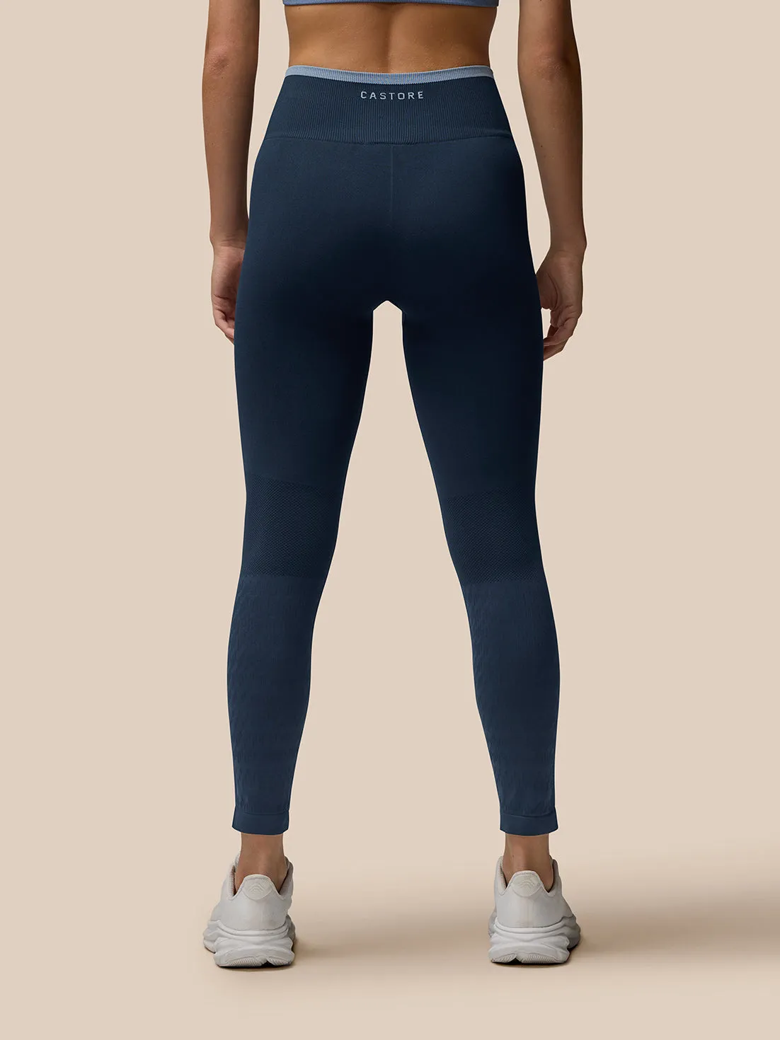 Women's Flow Training ⅞ Length Seamless Leggings - Navy